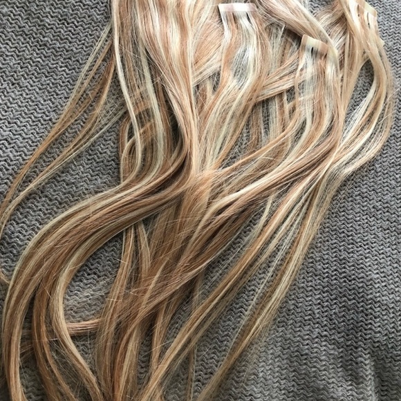 Satin Strands Tape In Hair Extensions - Picture 4 of 8
